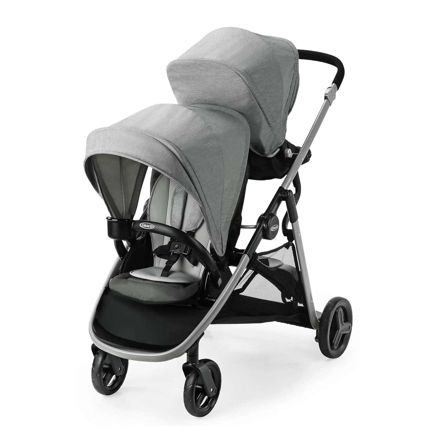 Graco Ready2Grow 2.0 Double Stroller Features Bench Seat and Standing Platform Options Rafa
