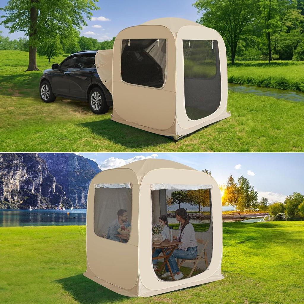 Alvantor Screen House Gazebo Pop Up Igloo Screened Canopy Tent with Mosquito Netting Sides