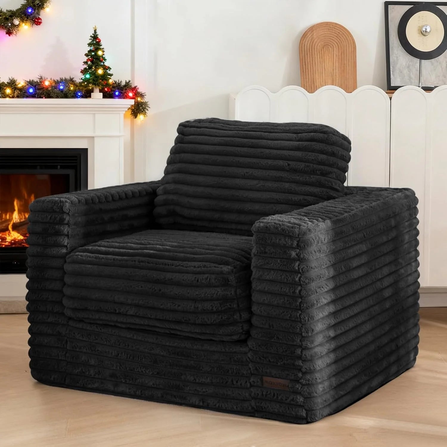 MAXYOYO Lazy Sofa Chair, Soft Cushioned Double Seat Floor Sofa