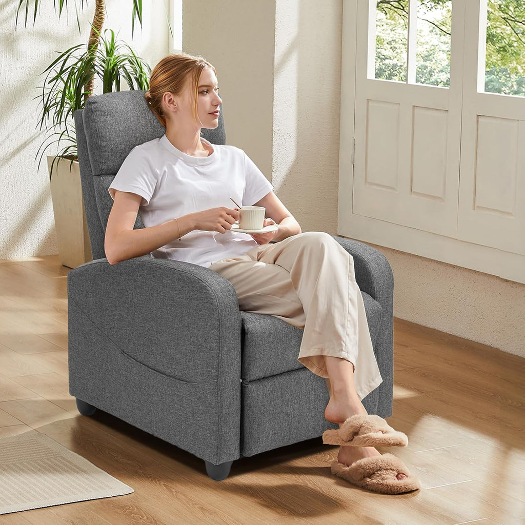 Sweetcrispy Massage Recliner Chair for Adults Adjustable Home Theater Seating