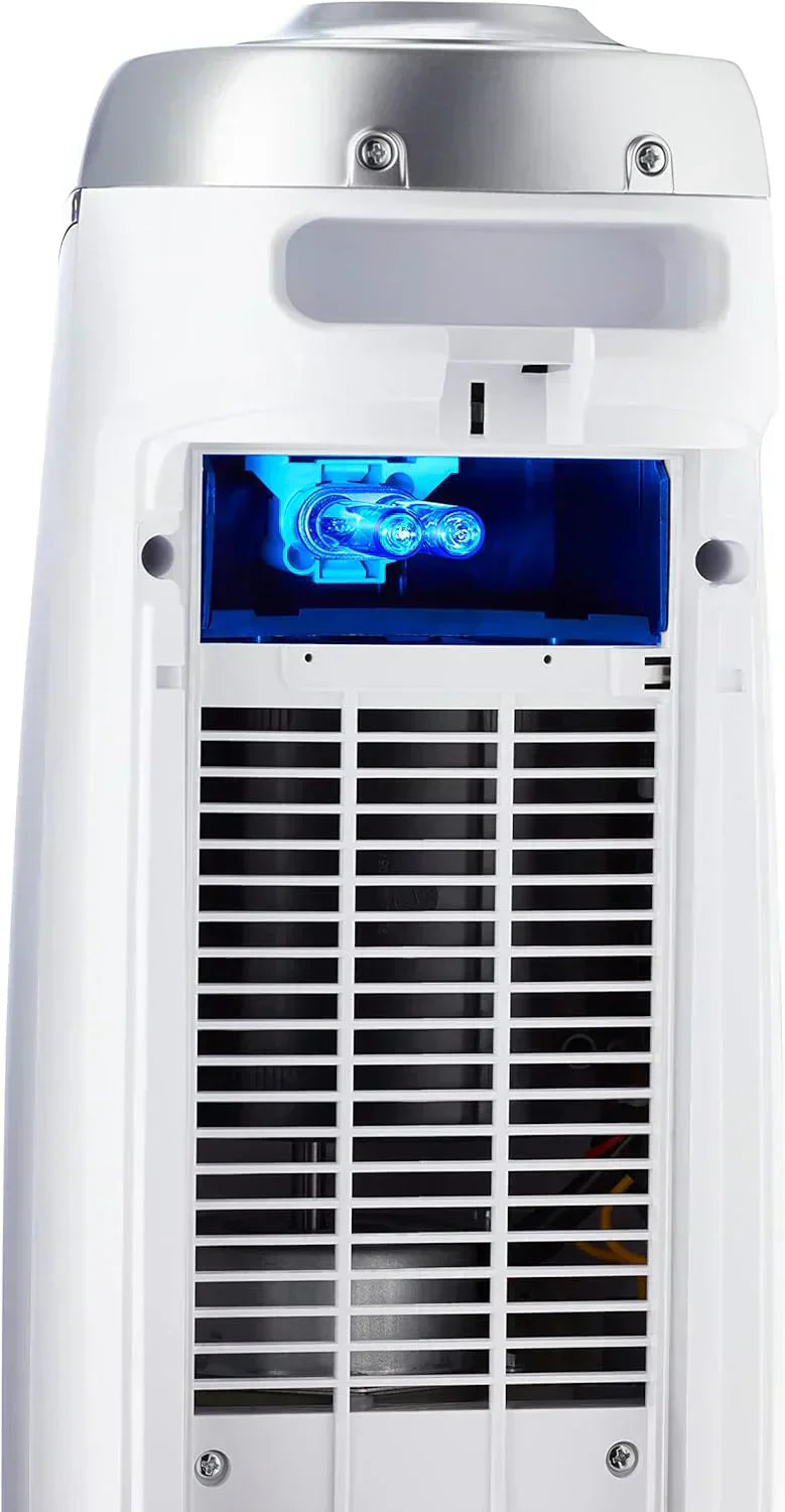 Home air purifier with HEPA pure filter