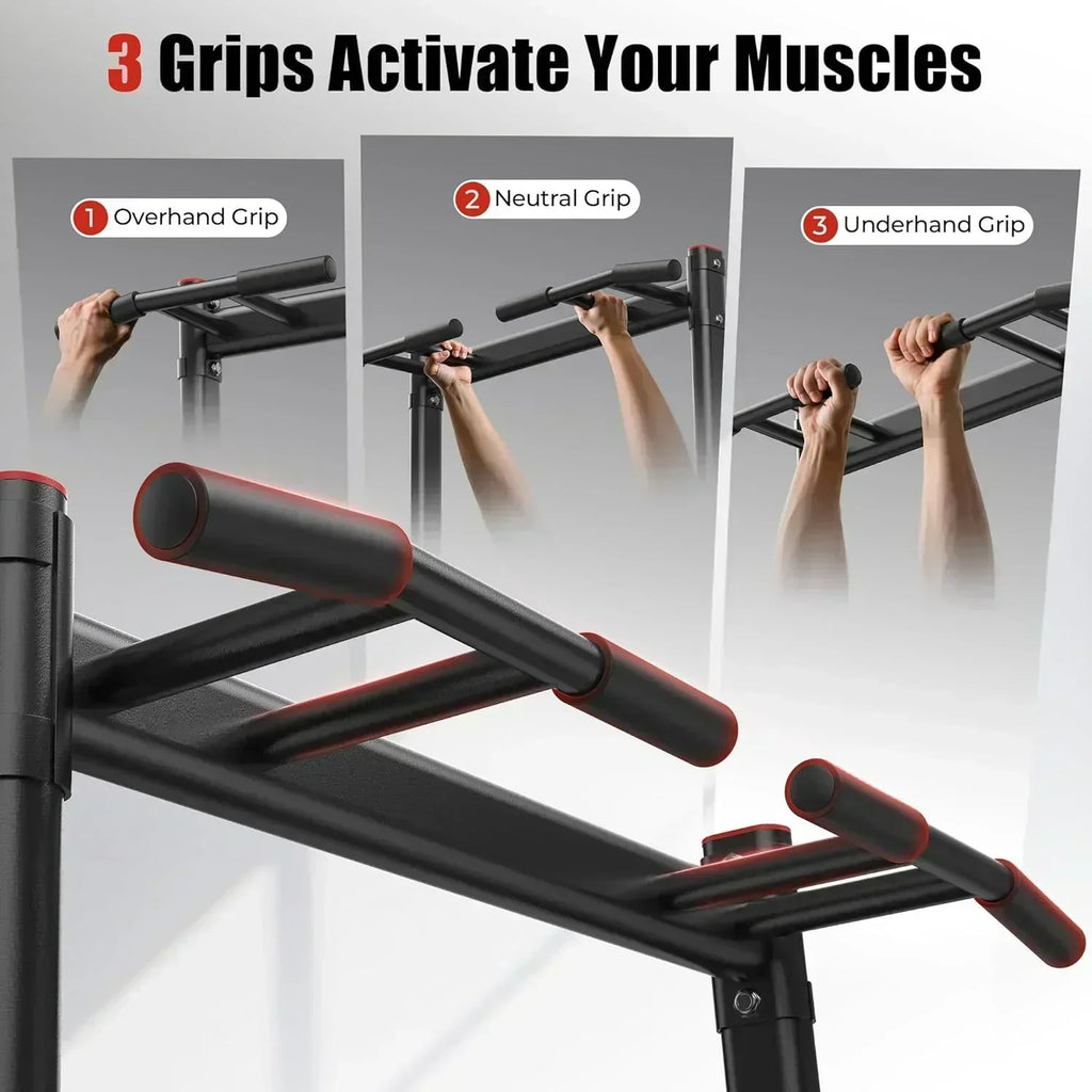 Sportsroyals Power Tower Pull Up Bar Station 450 lbs stable suspended immersion tilt station