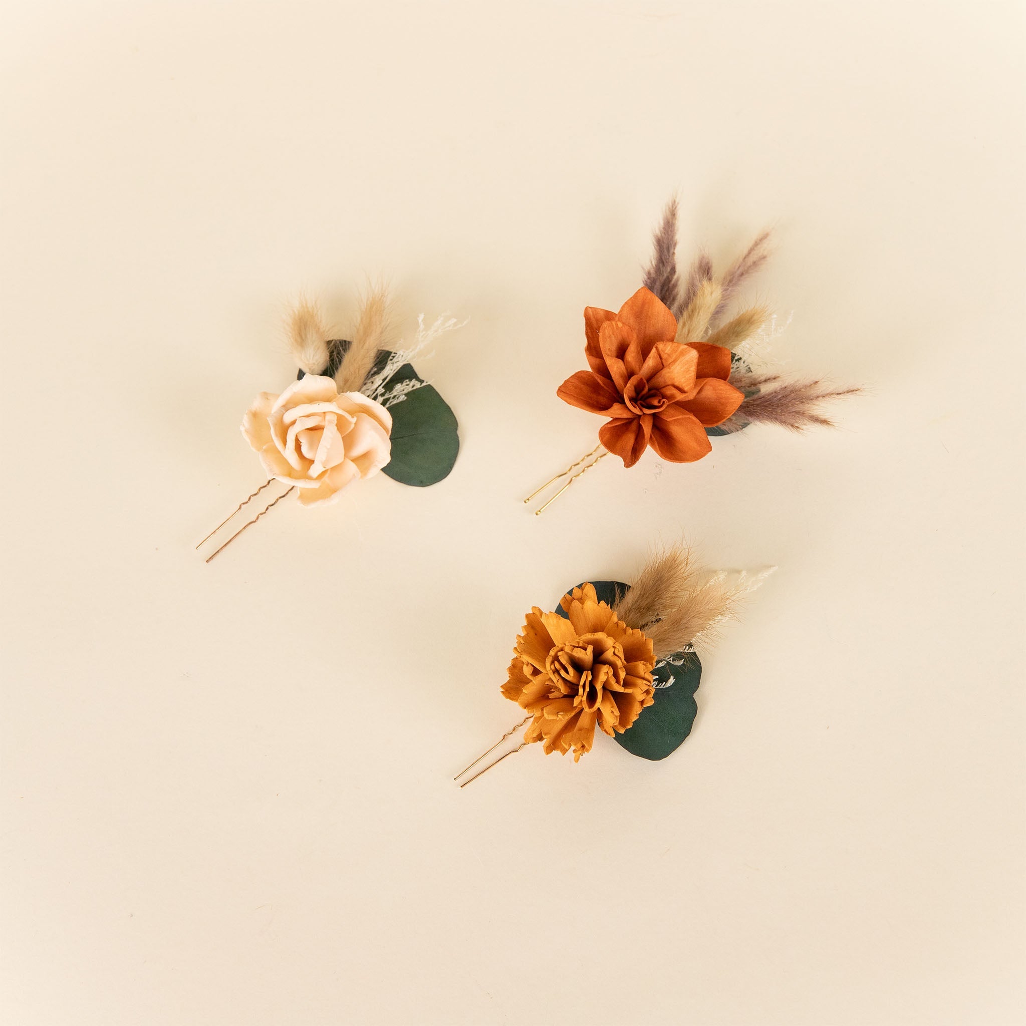 Luxe Terracotta Hairpiece*