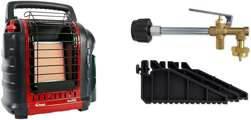 Portable Propane Radiant Heater 4000-9000 BTU for campers workshops patios and more