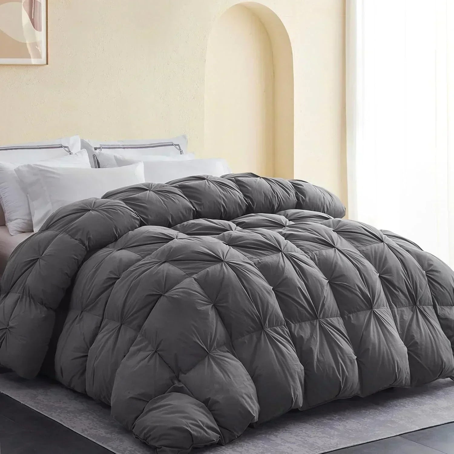 Premium Down Comforter 3D Baffle Box Design