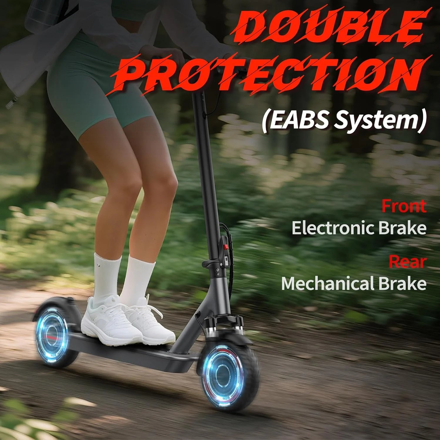 Electric Scooter, 350W/500W Motor, Top Speed 19/22 mph, Max 16/23/28Miles Ranges, Foldable E Scooter for Adults